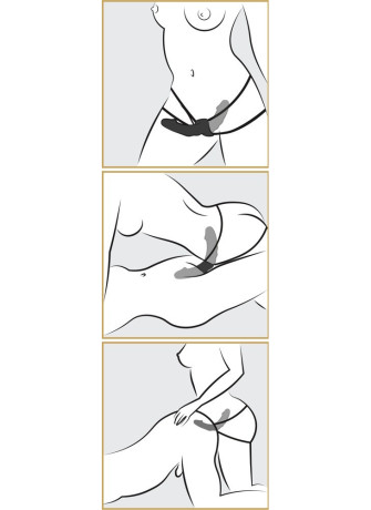 Double Delight Strap-On-Vibrator